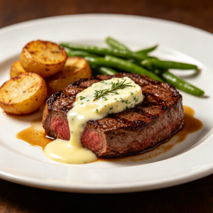 Herb Butter Grilled Steak
