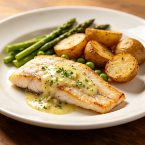 Garlic Butter Sea Bass