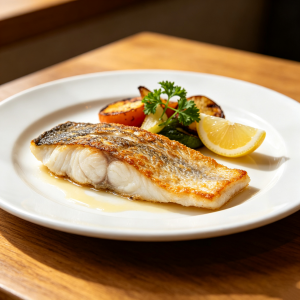 Pan-Fried Sea Bass Fillet