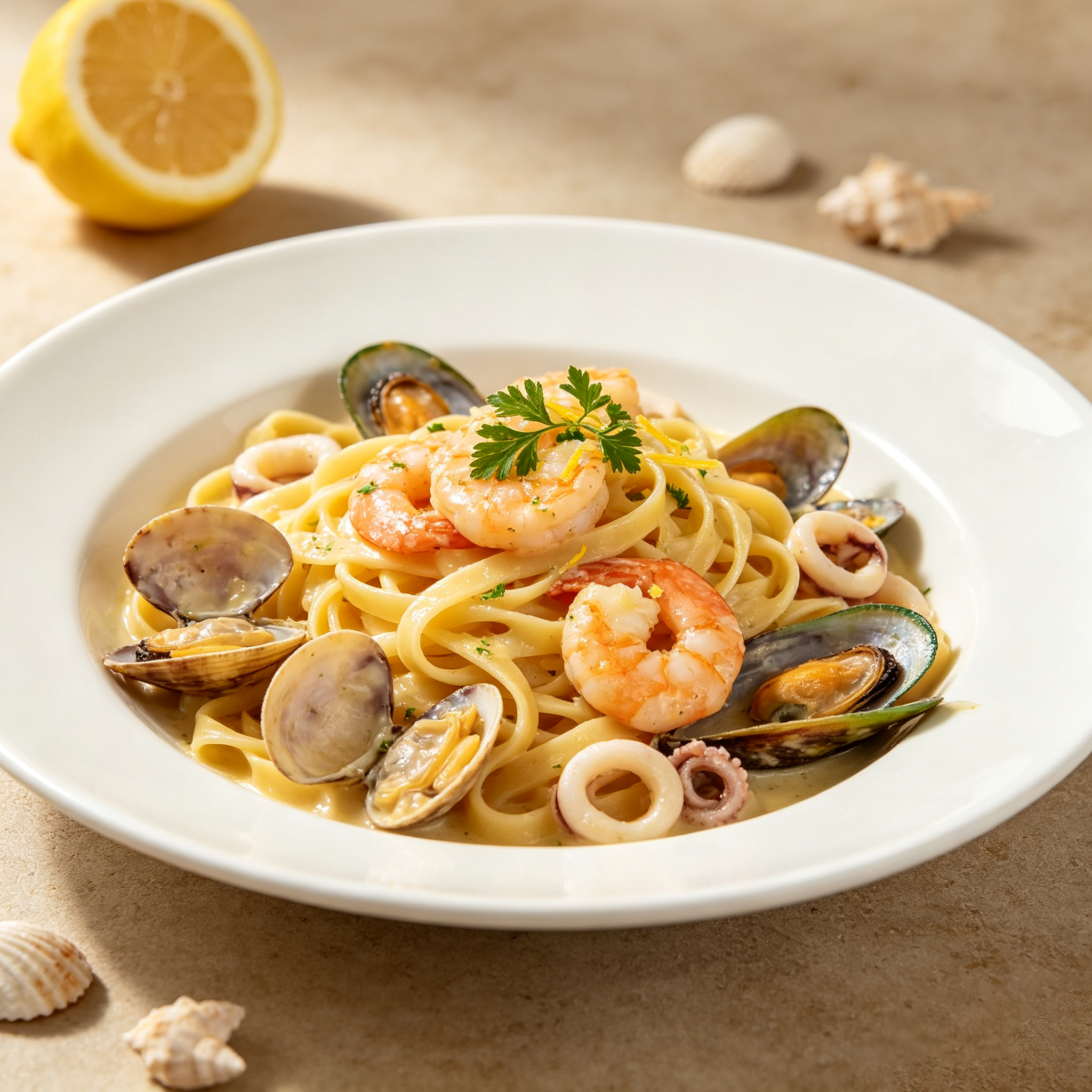 Seafood Linguine